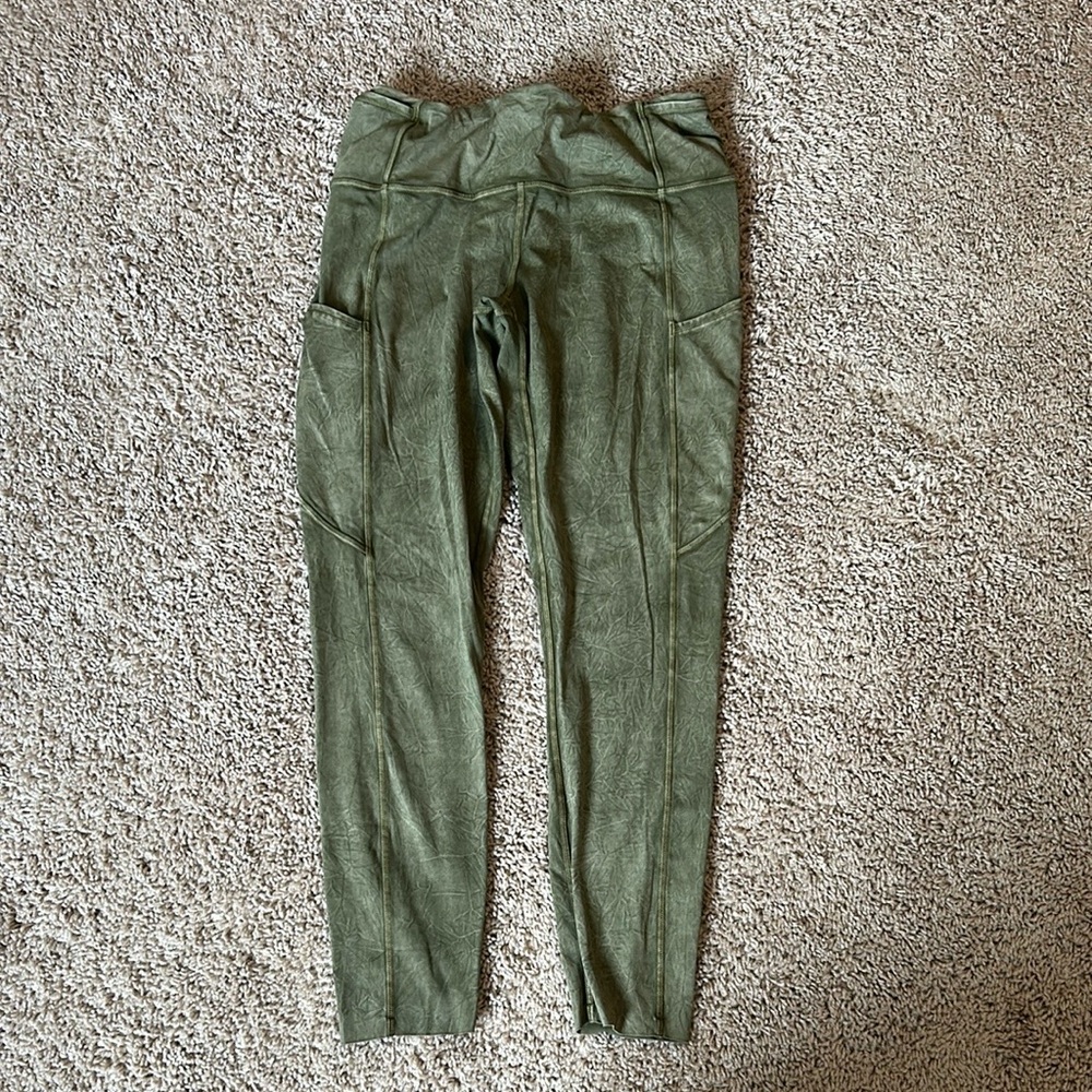 lululemon athletica Ice Fast & Free Green Leggings